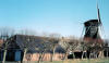 Typical farm house with barn in front.